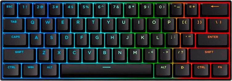 Клавиатура McHose Ace 60 Pro TTC (Ace60-4A) Uranus Magnetic Switch черный