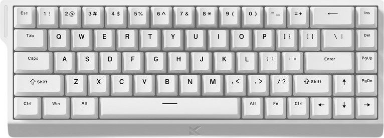 Клавиатура McHose Ace 68 (MC-Ace68-15) Ice Blue Magnetic Switch белый