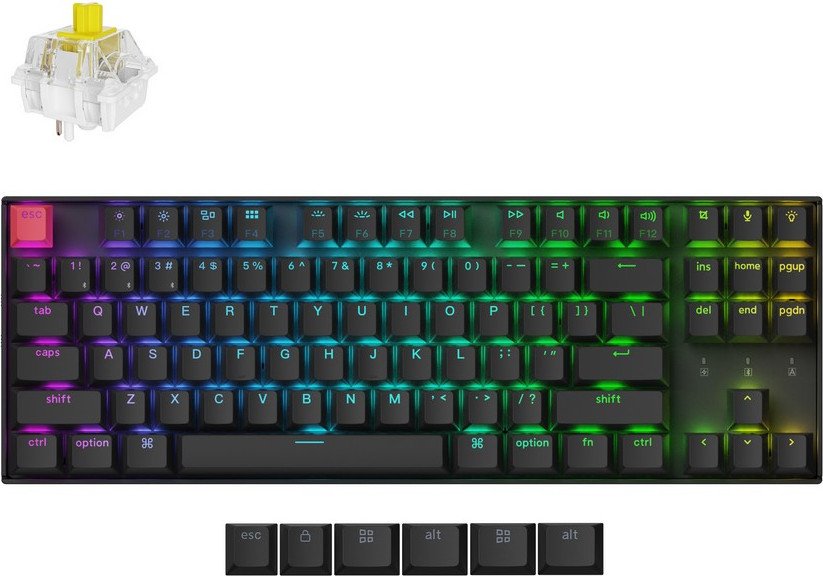 Клавиатура Keychron K8 (K8X-B4) RGB Banana Switch черный