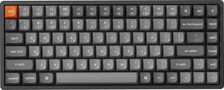 Клавиатура Keychron K2 Max (K2M-B4) RGB Banana Switch черный