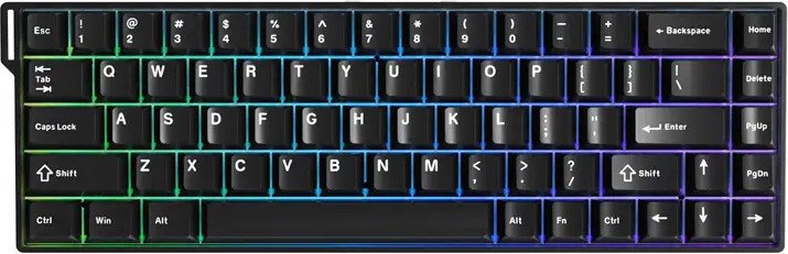 Клавиатура Ajazz AK680 V2 Ice Island Switch черный