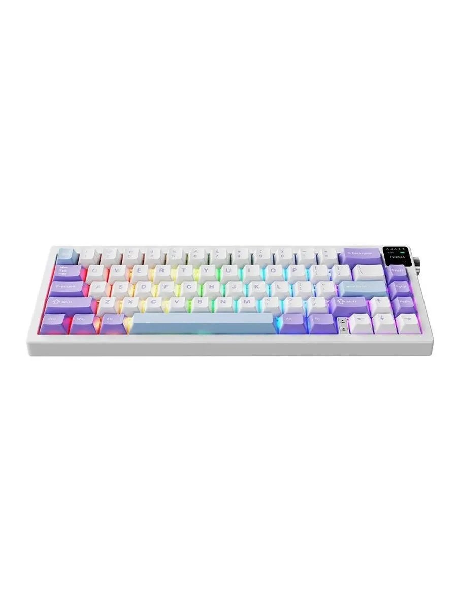 Клавиатура Ajazz AK650 Flying Fish Switch фиолетовый/белый/синий
