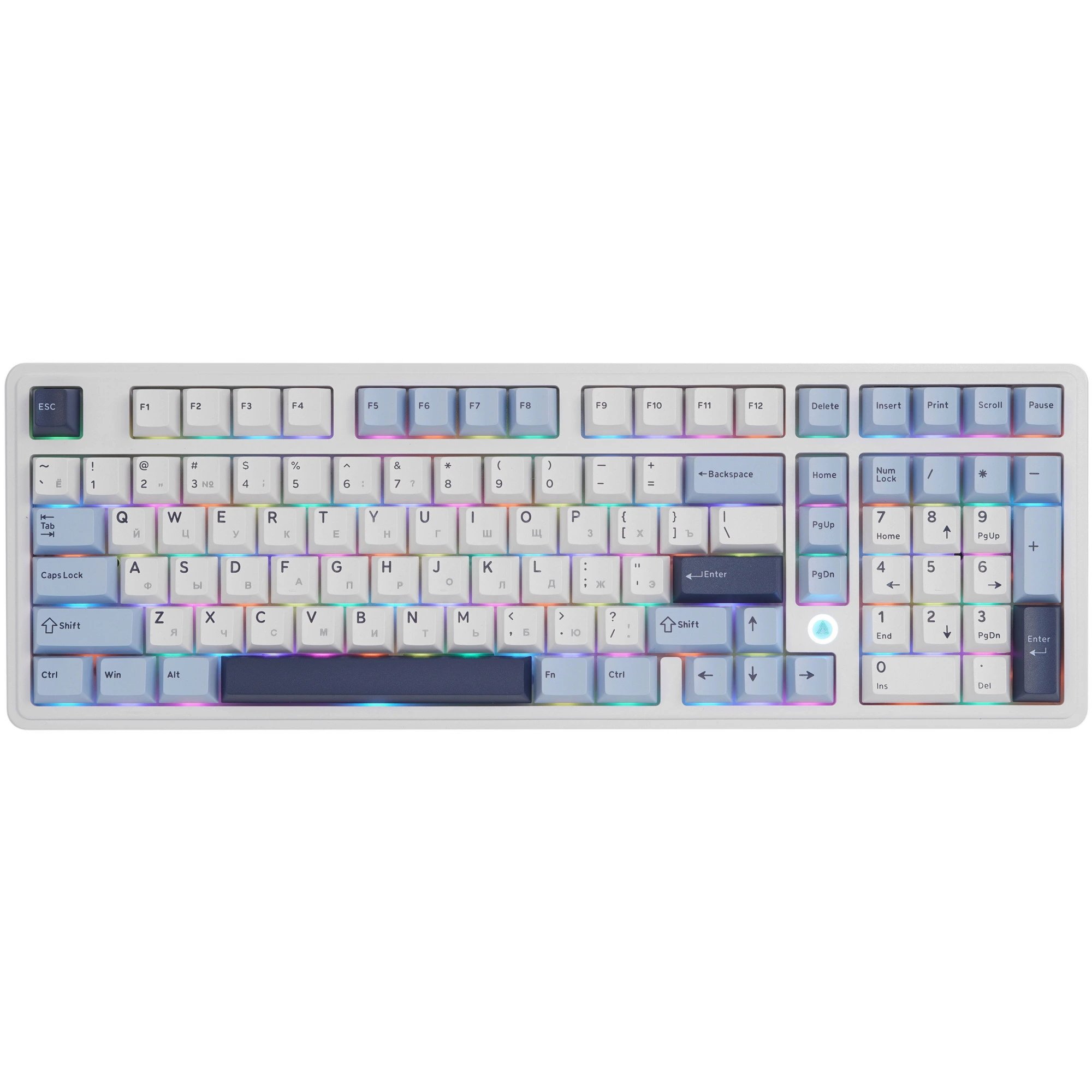 Клавиатура Ajazz AK980 Daydream Switch синий/белый/голубой