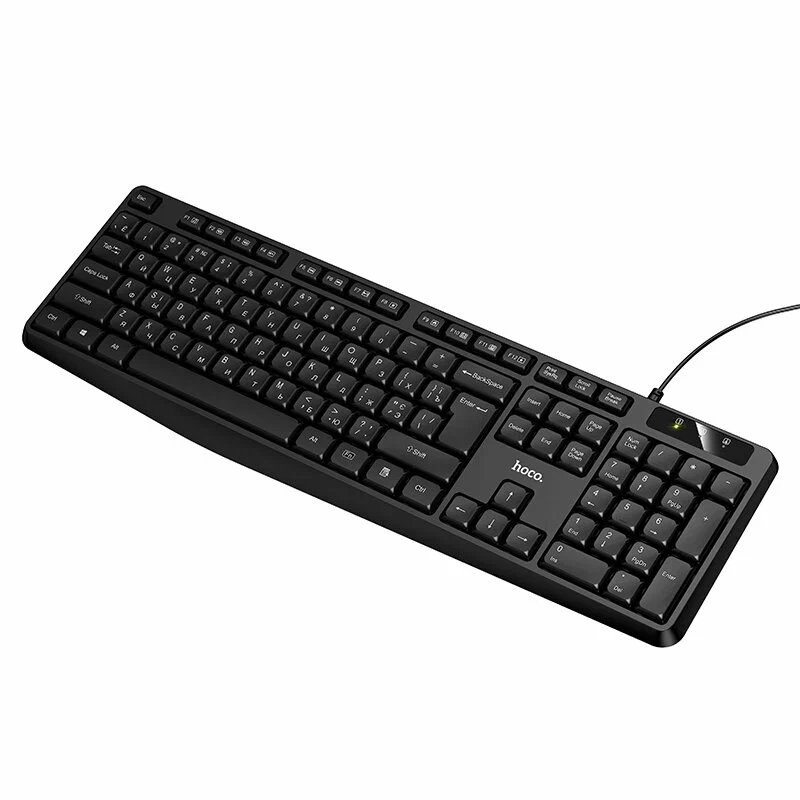 Клавиатура HOCO GM60 Cool wired keyboard (черный)
