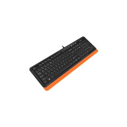 Клавиатура A4Tech Fstyler FK10 черный/оранжевый USB Multimedia