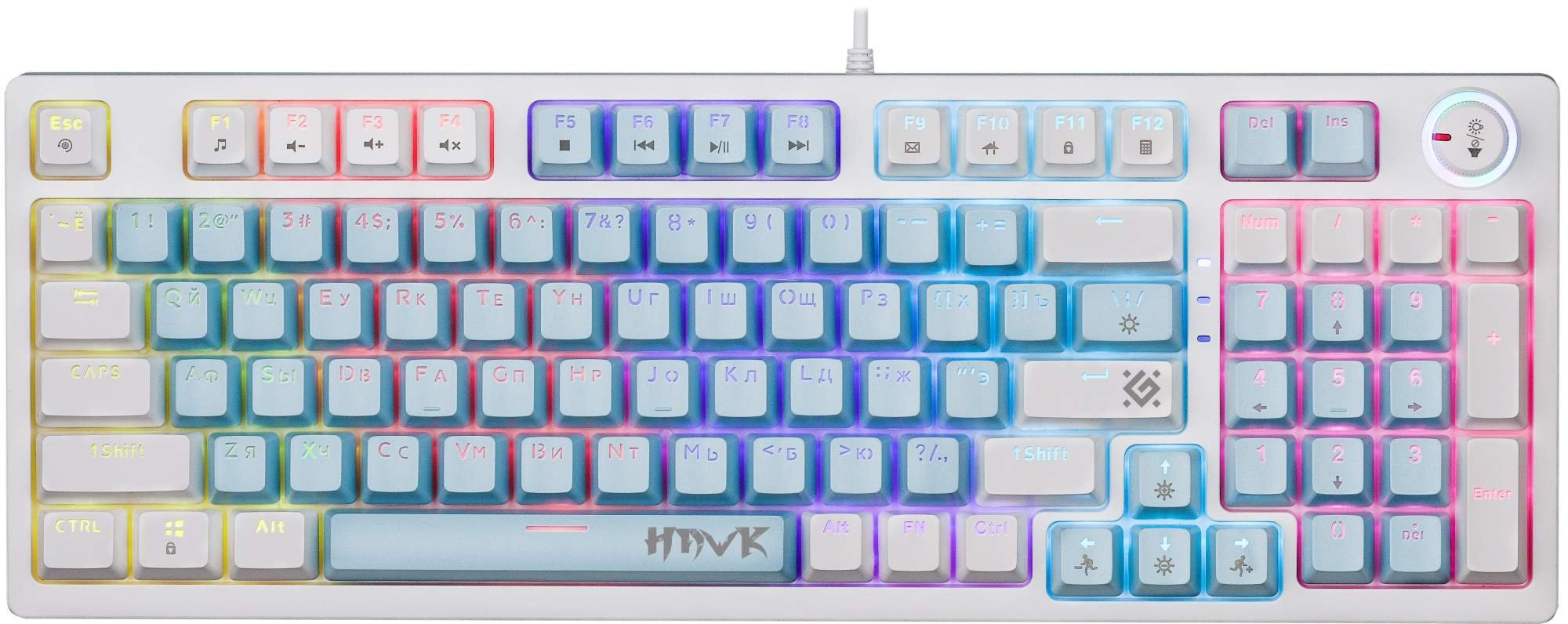 Клавиатура DEFENDER Hawk Mechanical GK-418 RU RGB 45421