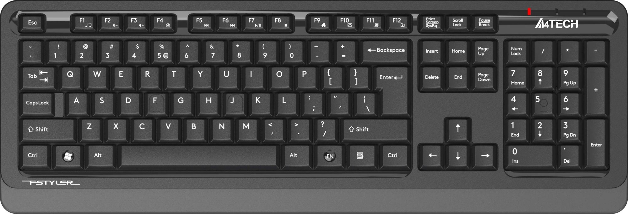 Клавиатура A4Tech FGK10 серый