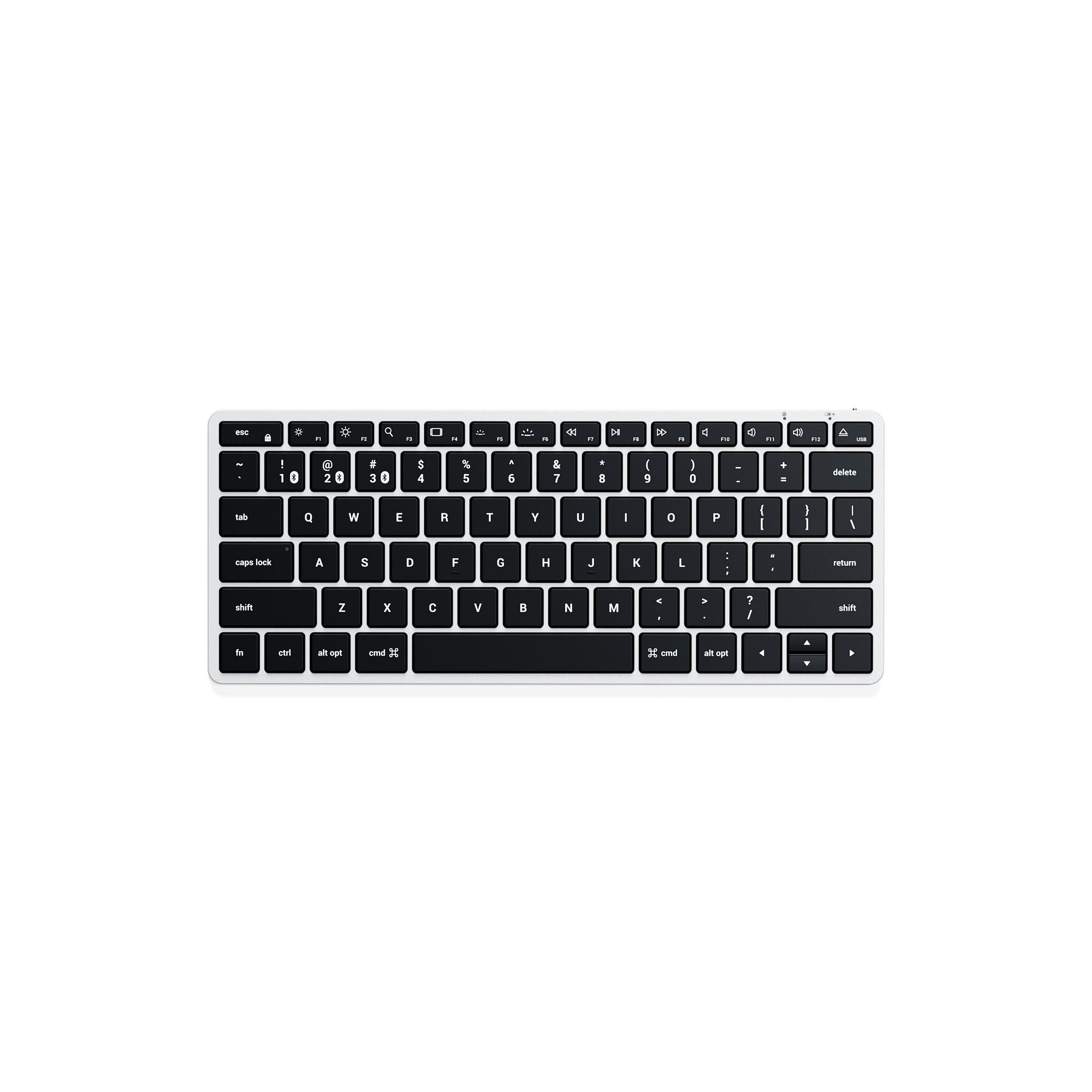 Клавиатура Satechi Slim X1 ST-BTSX1S-RU Bluetooth Keyboard RU Silver
