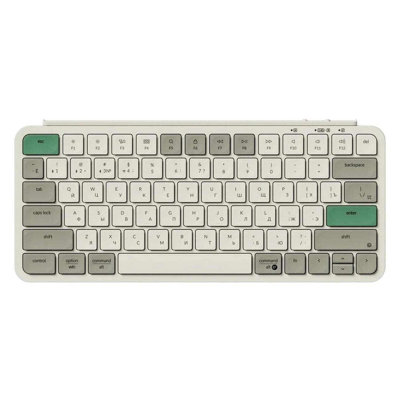 Клавиатура Keychron B1P-K12 Pro, 77 клавиш Retro Green