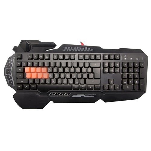Клавиатура A4Tech Bloody B318 черный USB Multimedia for gamer LED (подставка для запястий)