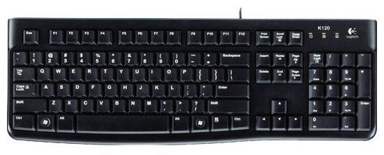 Клавиатура Logitech K120 Black, USB (920-002522)