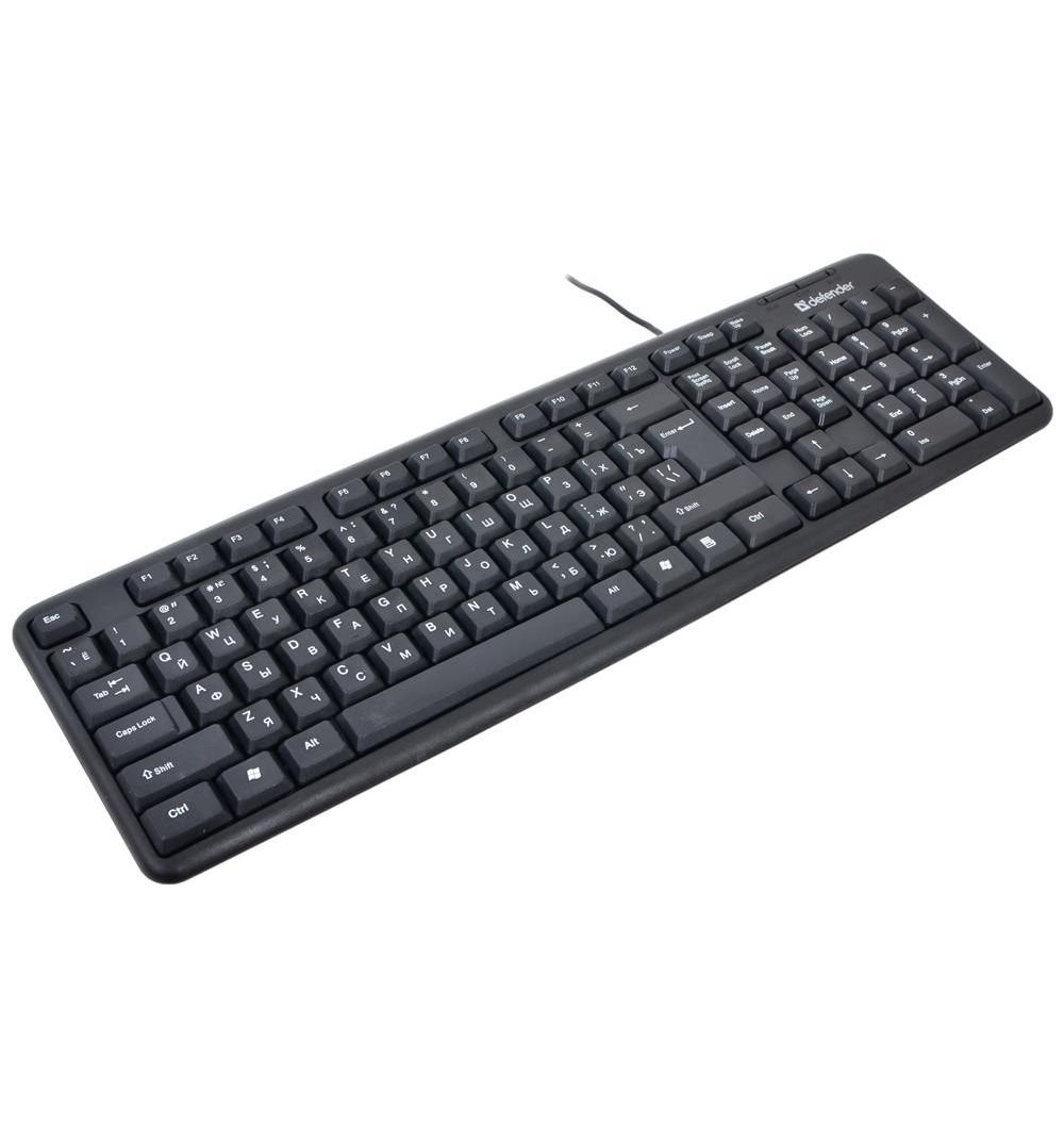 Клавиатура DEFENDER Element HB-520 Black, Classic, 45522