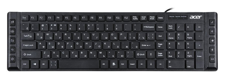 Клавиатура Acer OKW010 черный (ZL.KBDEE.002)