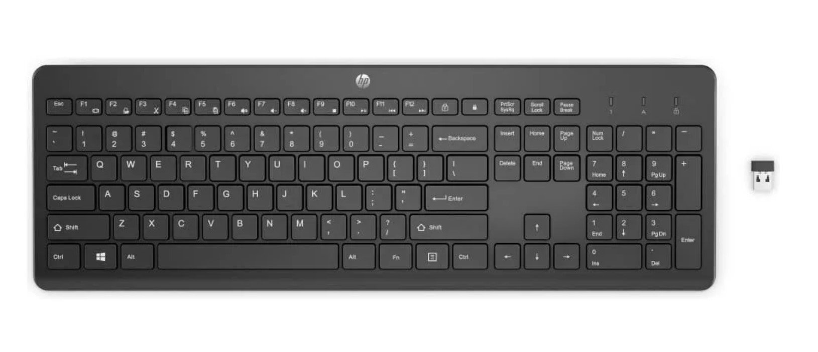 Клавиатура HP 230 черный USB беспроводная (3L1E7AA)