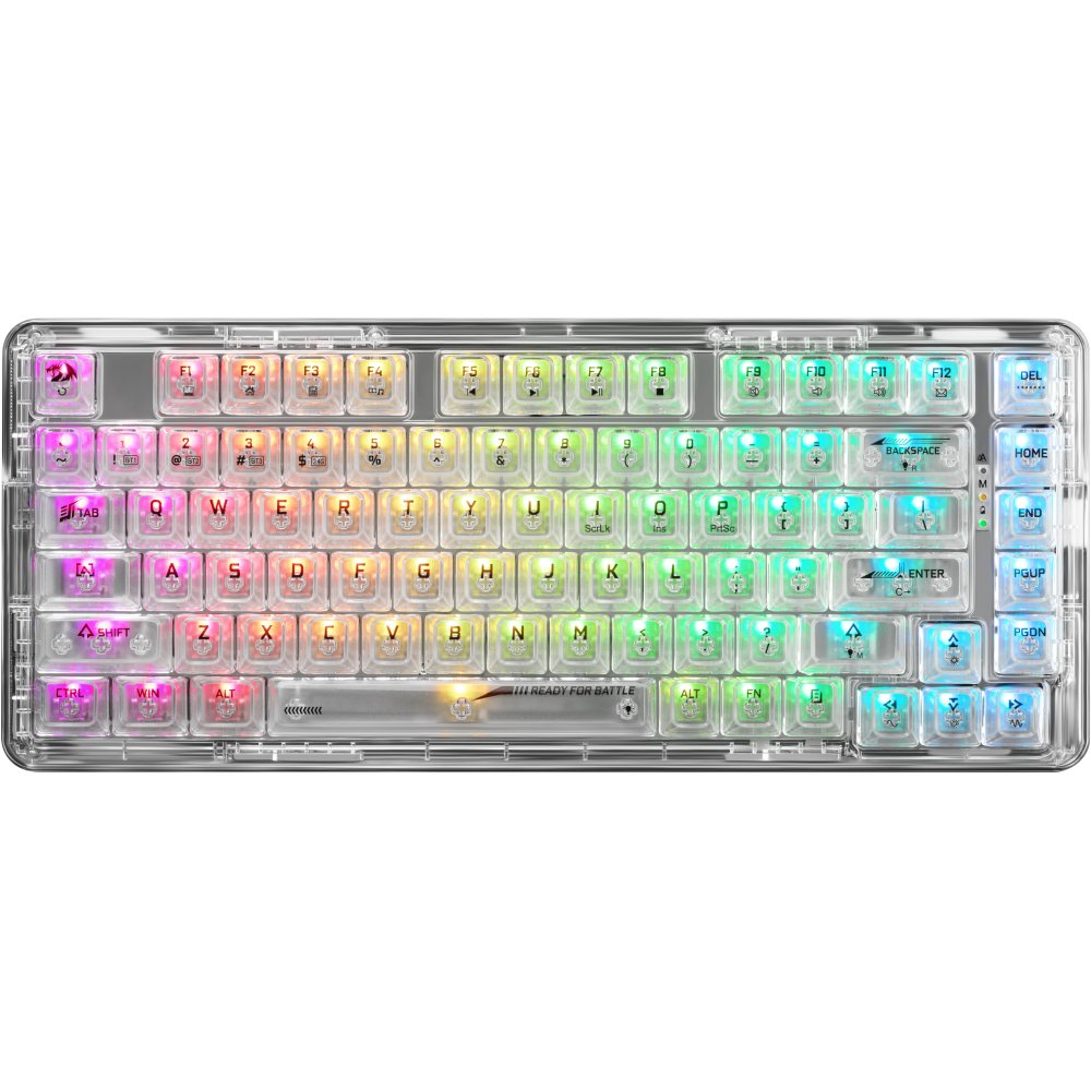 Клавиатура REDRAGON ELF Pro 71688 Wireless RU RGB (белый)