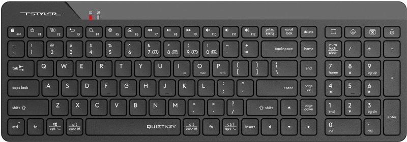 Клавиатура A4Tech Fstyler FBK23 AS черный