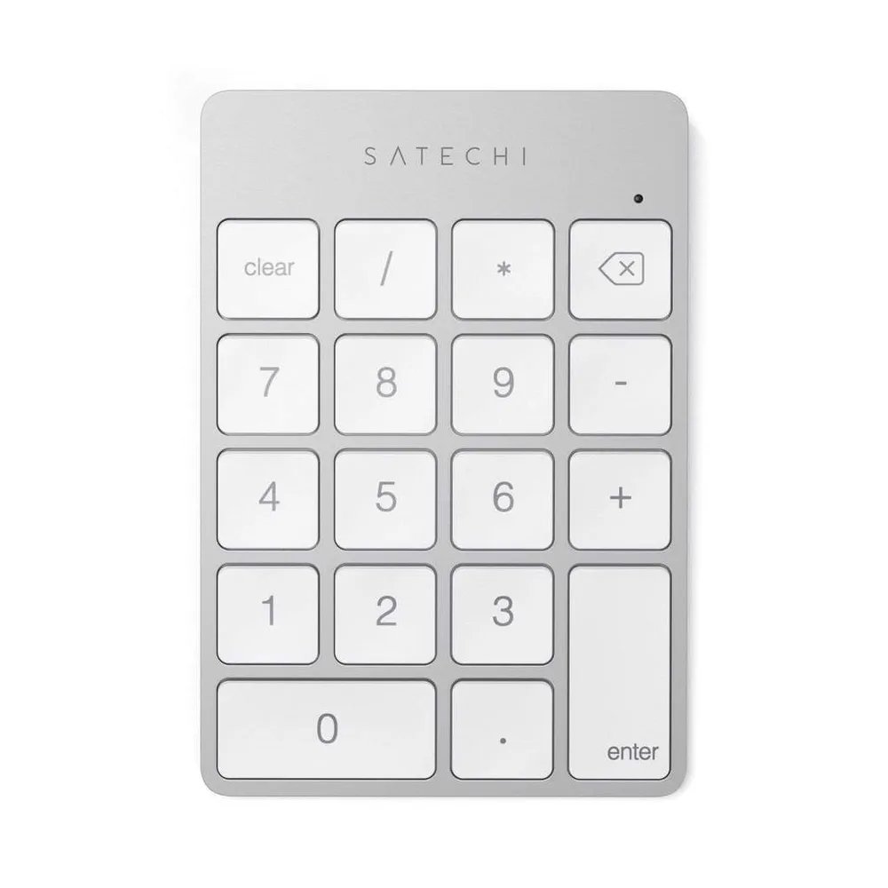Клавиатура Satechi Aluminum Slim Rechargeable Bluetooth Keypad ST-SALKPS Silver