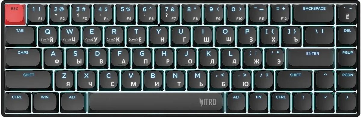 Клавиатура Acer Nitro OKR400 (ZL.KBDEE.01A) механическая черный USB