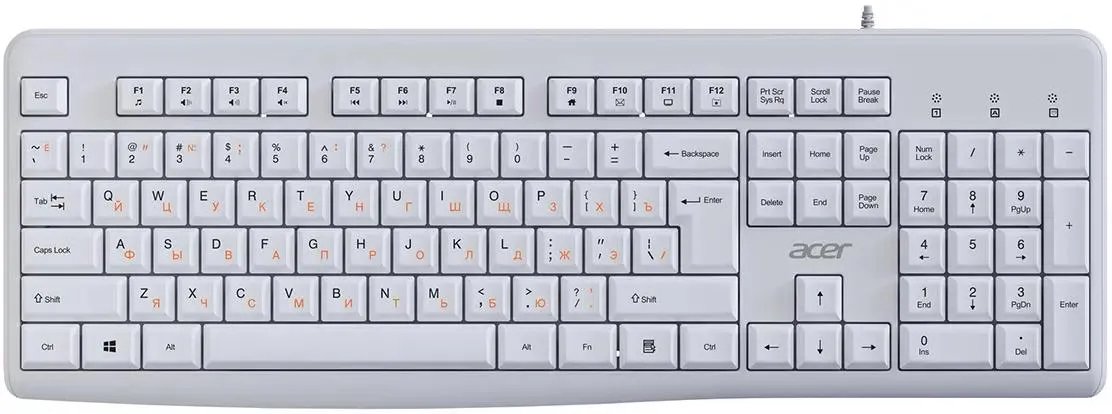 Клавиатура Acer OKW500 (ZL.KBDEE.01S) белый