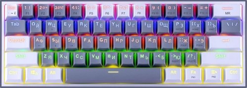 Клавиатура REDRAGON Fizz Grey/White 70675