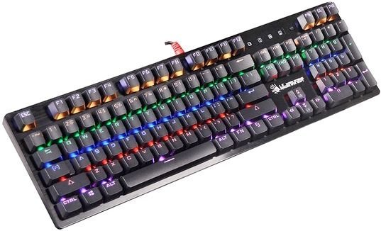 Клавиатура A4Tech Bloody B820R Blue S механическая черный USB for gamer LED (B820R BLACK (BLUE SWITCH))