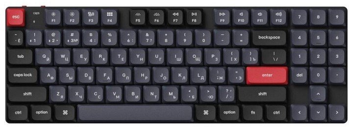Клавиатура Keychron K13 Pro RGB Gateron Low Profile (K13P-H2-RU) Blue