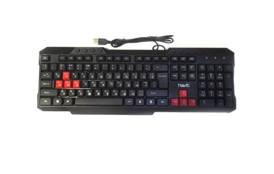 Клавиатура проводная Havit KB613; USB; Черная