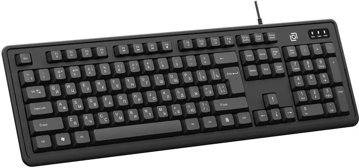 Клавиатура OKLICK K175 черный