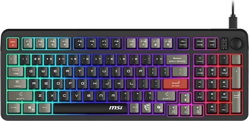 Клавиатура MSI GK110 (S11-04RU258-HH9) черный/серый
