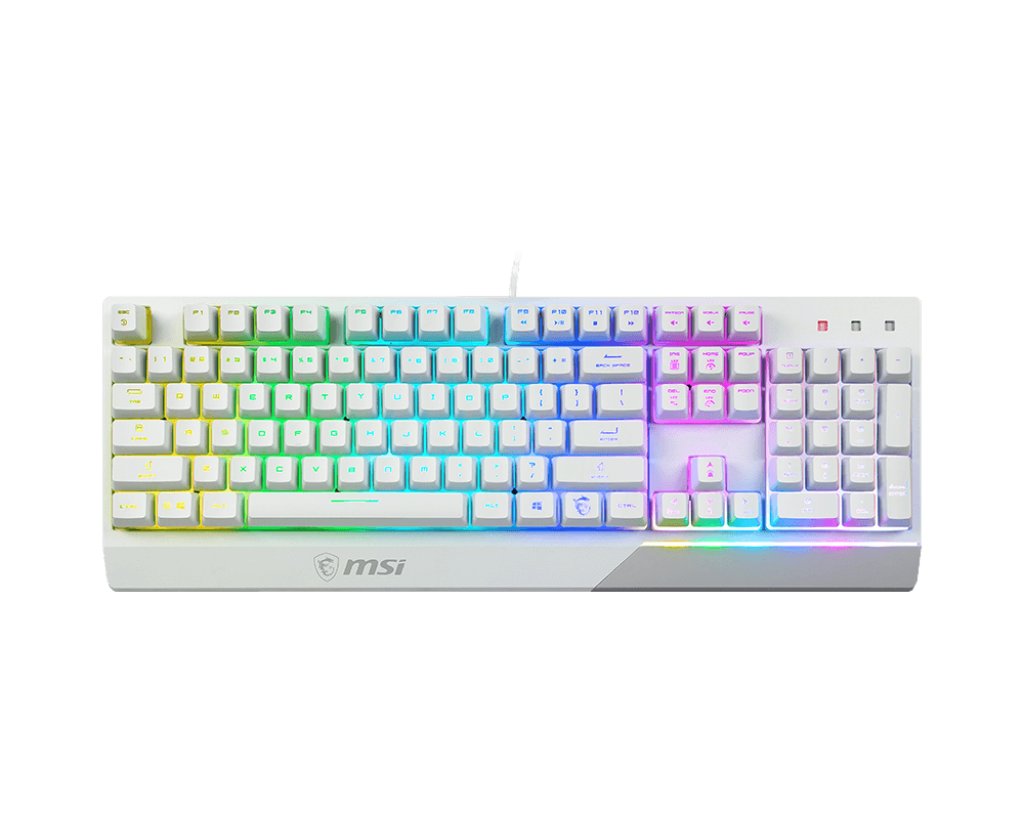Клавиатура MSI Vigor GK30 белый (S11-04RU304-CLA) USB for gamer LED