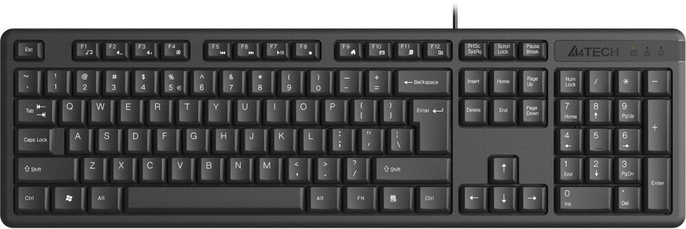 Клавиатура A4Tech KR-3 USB черный