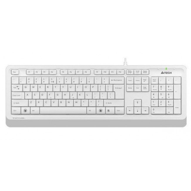 Клавиатура A4Tech Fstyler FK10 белый/серый USB Multimedia