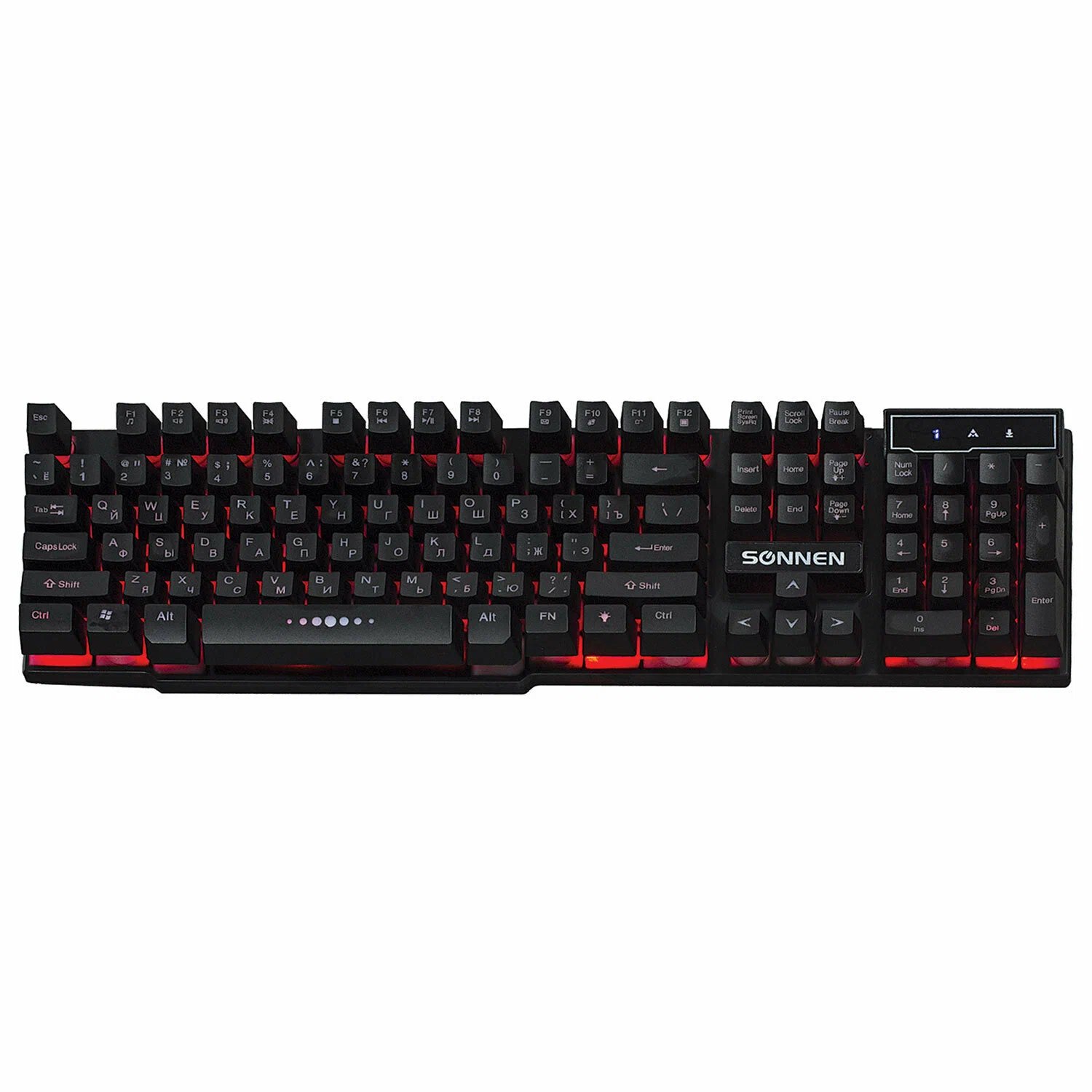 Клавиатура Sonnen KB-7010 (512653) черный
