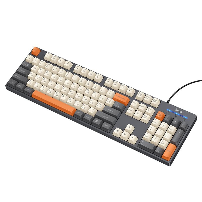 Клавиатура механическая HOCO GM61 Murphy 3-color wired keyboard (russian version) (звездно-серый)