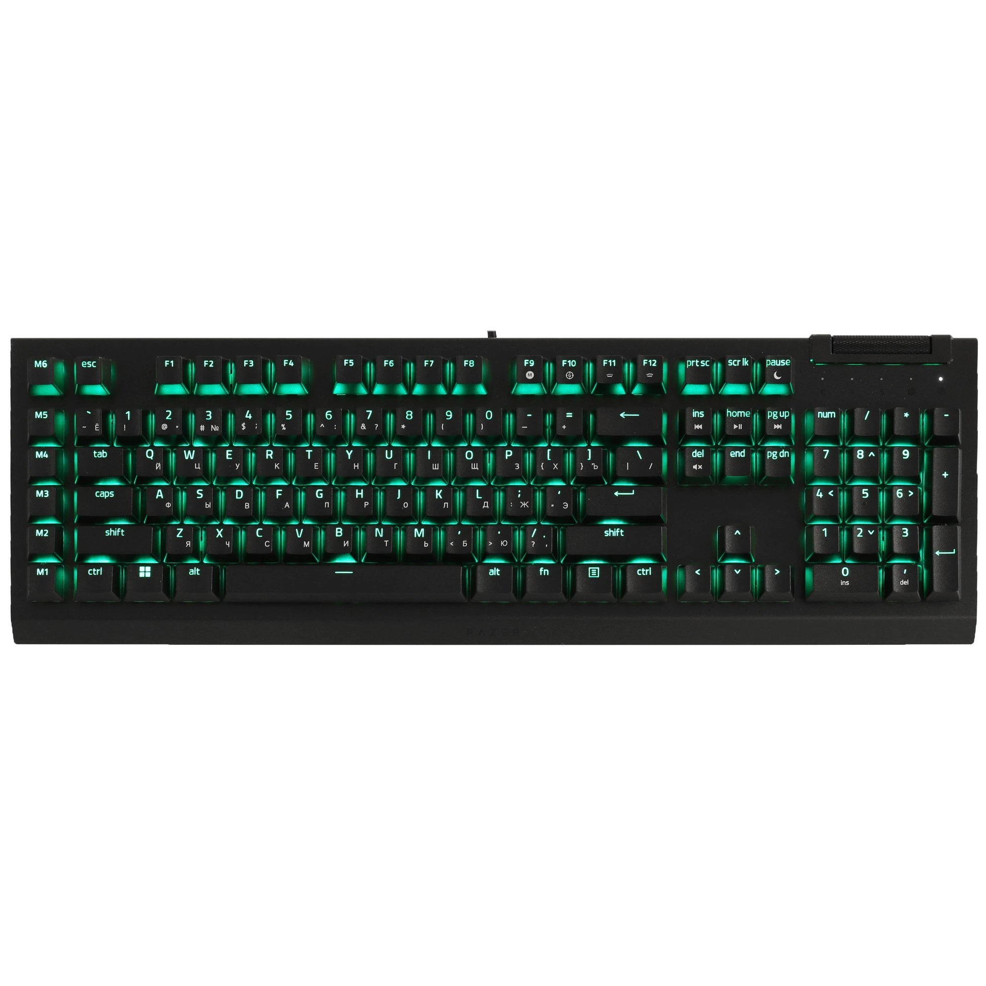 Клавиатура Razer BlackWidow V4 X Yellow Switch Fortnite RZ03-04703600-R3M1 Ed. US Layout