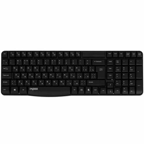 Клавиатура RAPOO E1050 Wireless Keyboard Black