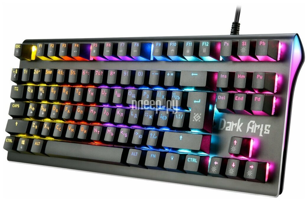 Клавиатура DEFENDER Dark Arts GK-375 (45375), черный