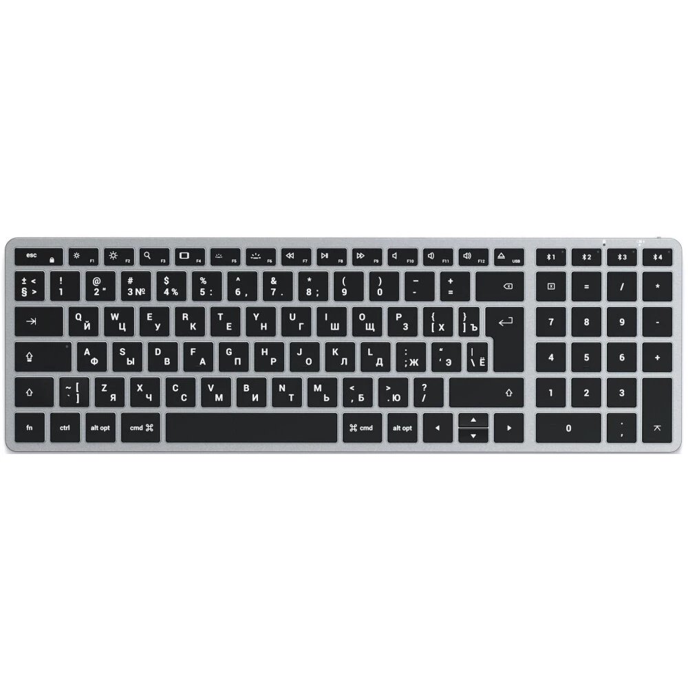 Клавиатура Satechi Slim X2 Bluetooth Keyboard Russian ST-BTSX2M-RU Space Gray