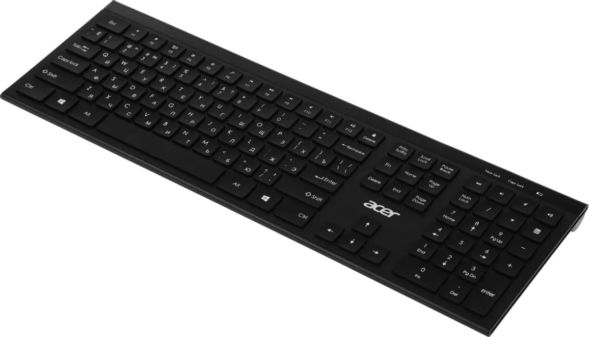 Клавиатура Acer OKR300 черный USB беспроводная (ZL.KBDEE.014)