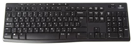 Клавиатура Logitech K270 (920-003058) беспроводная ЛАТИНИЦА (без кириллицы)