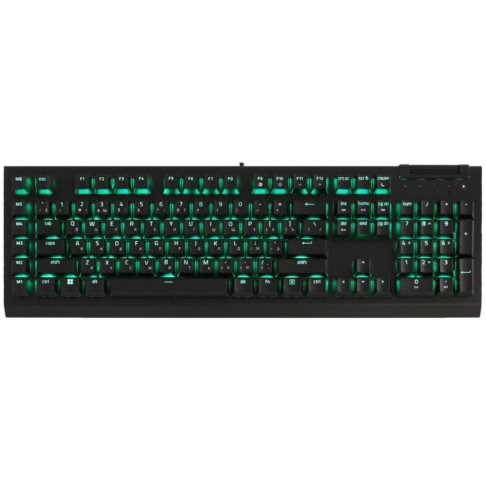Клавиатура Razer BlackWidow V4 X Green Switch Minecraft RZ03-04704100-R3M1 Ed. US Layout