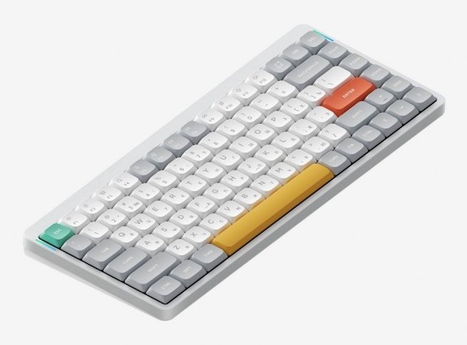 Клавиатура Nuphy AIR75v2-IW-23 Ionic White, RGB, Hot Swap, Wisteria Switch