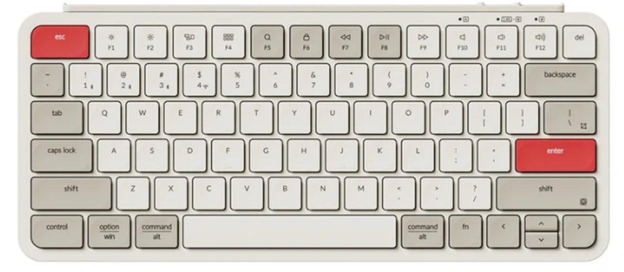 Клавиатура Keychron B1P-K13 Pro, 77 клавиш Retro Red