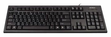 Клавиатура A4Tech KR-85 Black, USB, X-slim