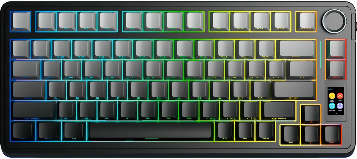 Клавиатура AULA S75 Pro Gradient Grey side-engraved Reaper Switches Russia