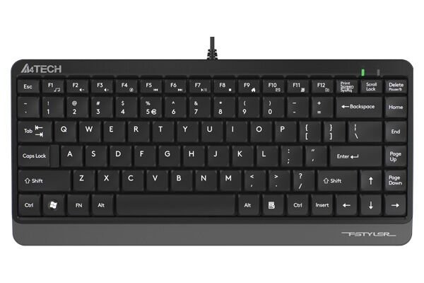 Клавиатура A4Tech Fstyler FK11 черный/серый