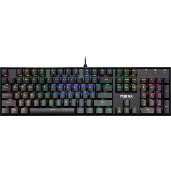 Клавиатура DEFENDER Mirax GK-352, RGB, черн (45352)
