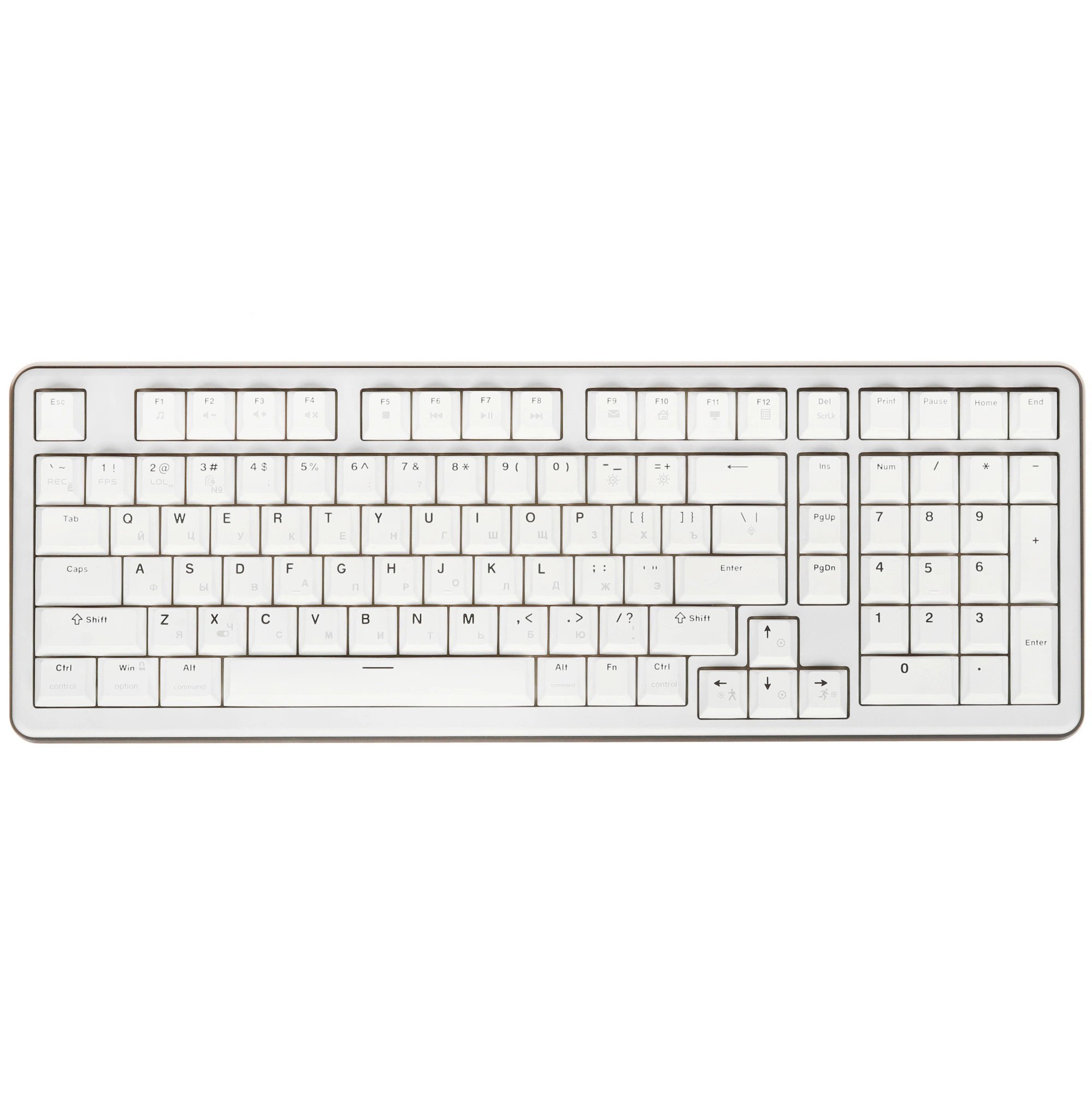 Клавиатура Ajazz AC100 Gift Switch белый