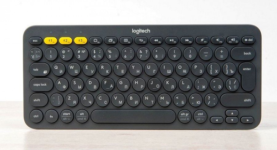 Клавиатура Logitech  K380 темно-серый беспроводная (920-007584)