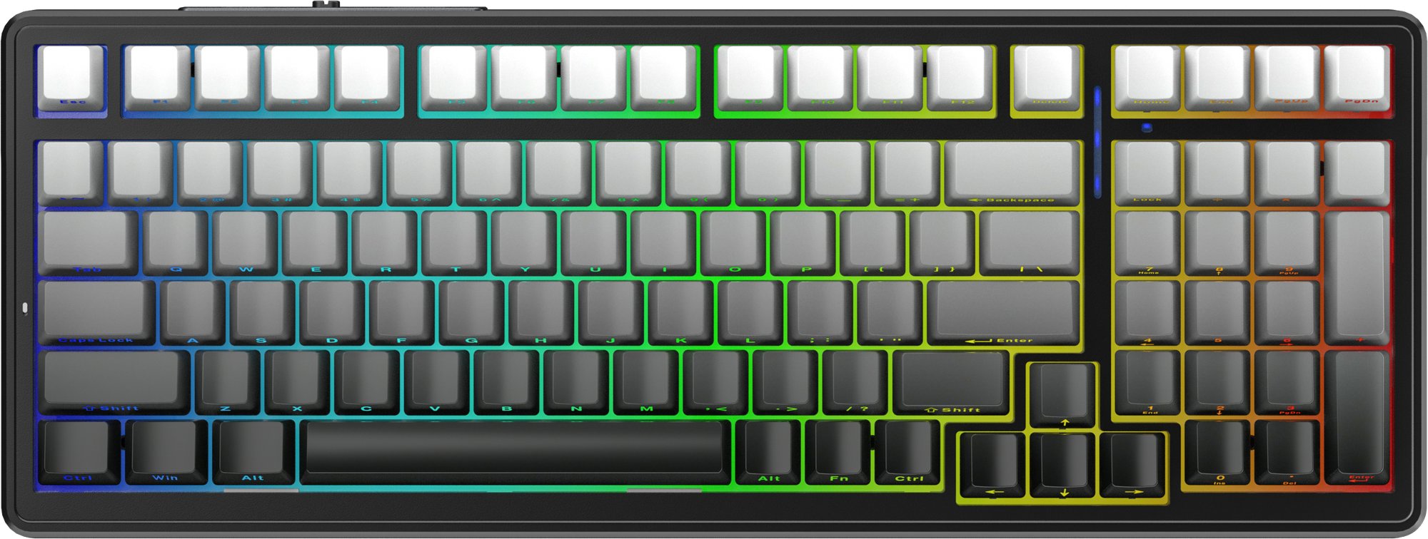 Клавиатура AULA F99 Gradient Grey side-engraved Reaper Switches Russia